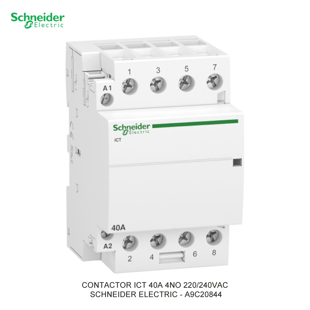CONTACTOR ICT 40A 4NO 220/240VAC