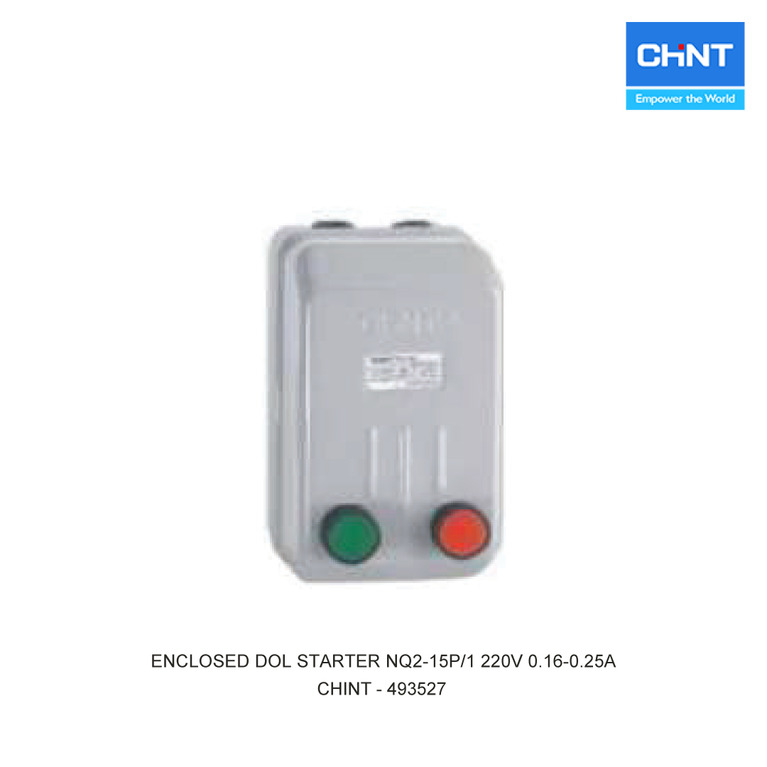 ENCLOSED DOL STARTER NQ2-15P/1 220V 0.16-0.25A