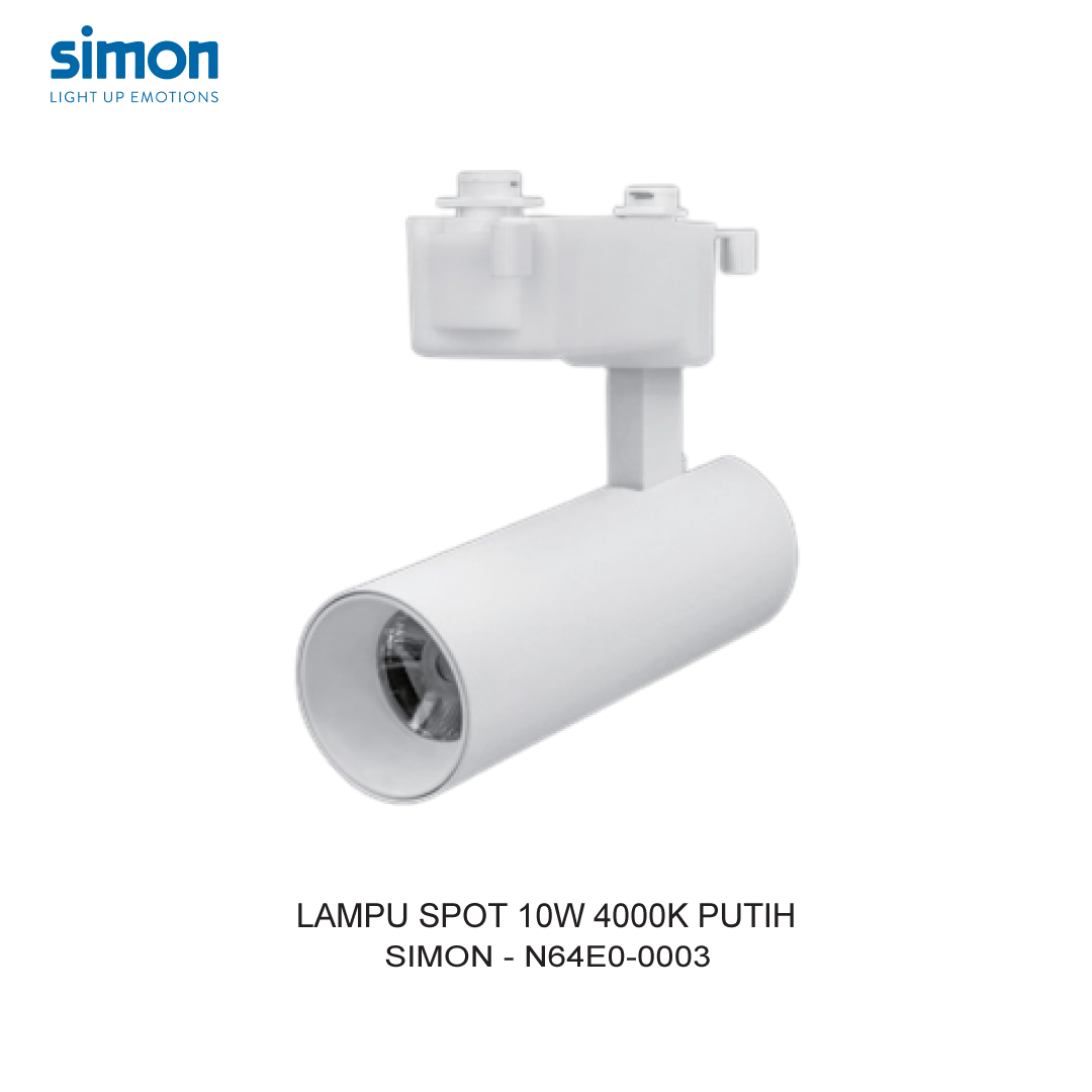 SIMON LED TRACKLIGHT 10W 4000K WHITE