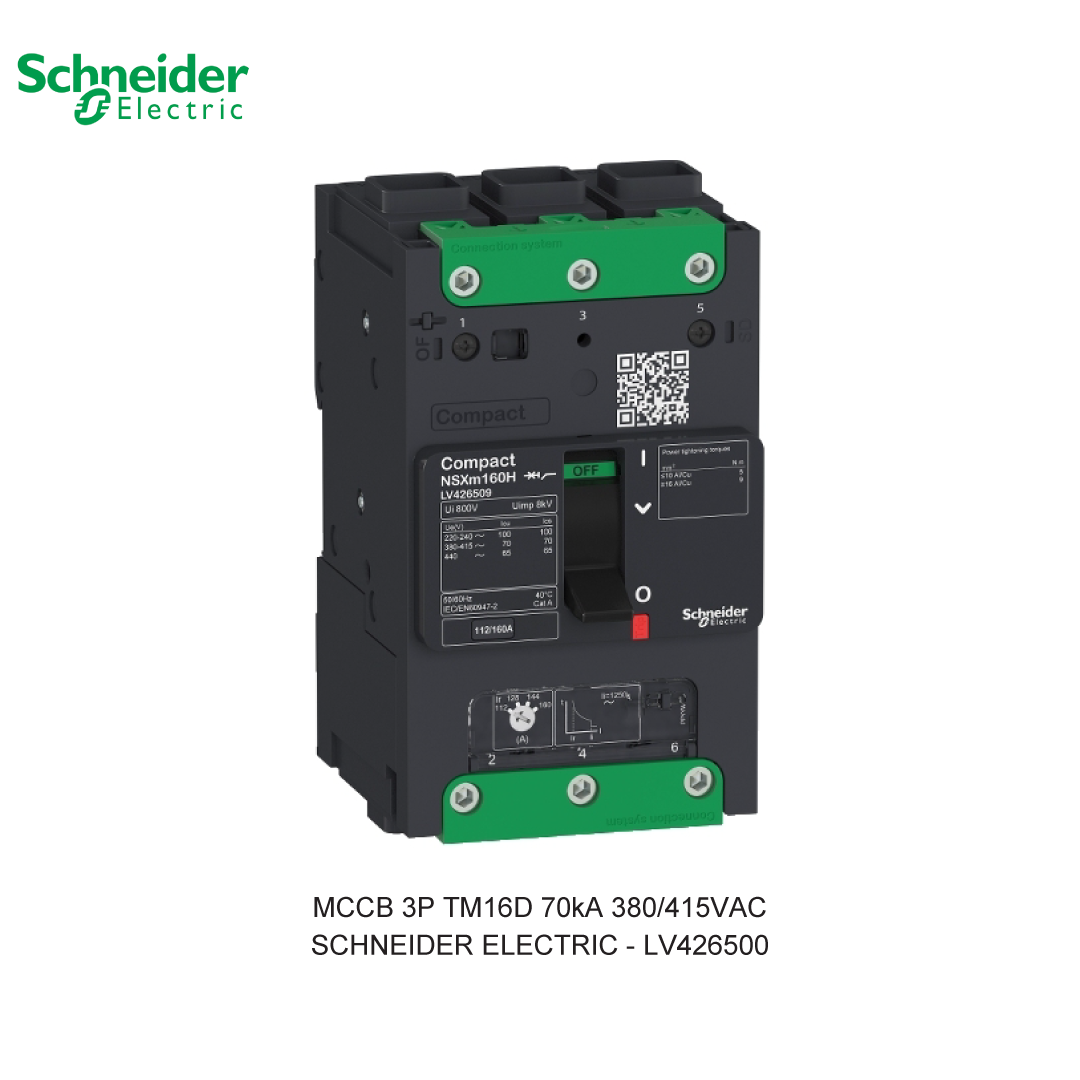 MCCB 3P TM16D 70KA 380/415VAC