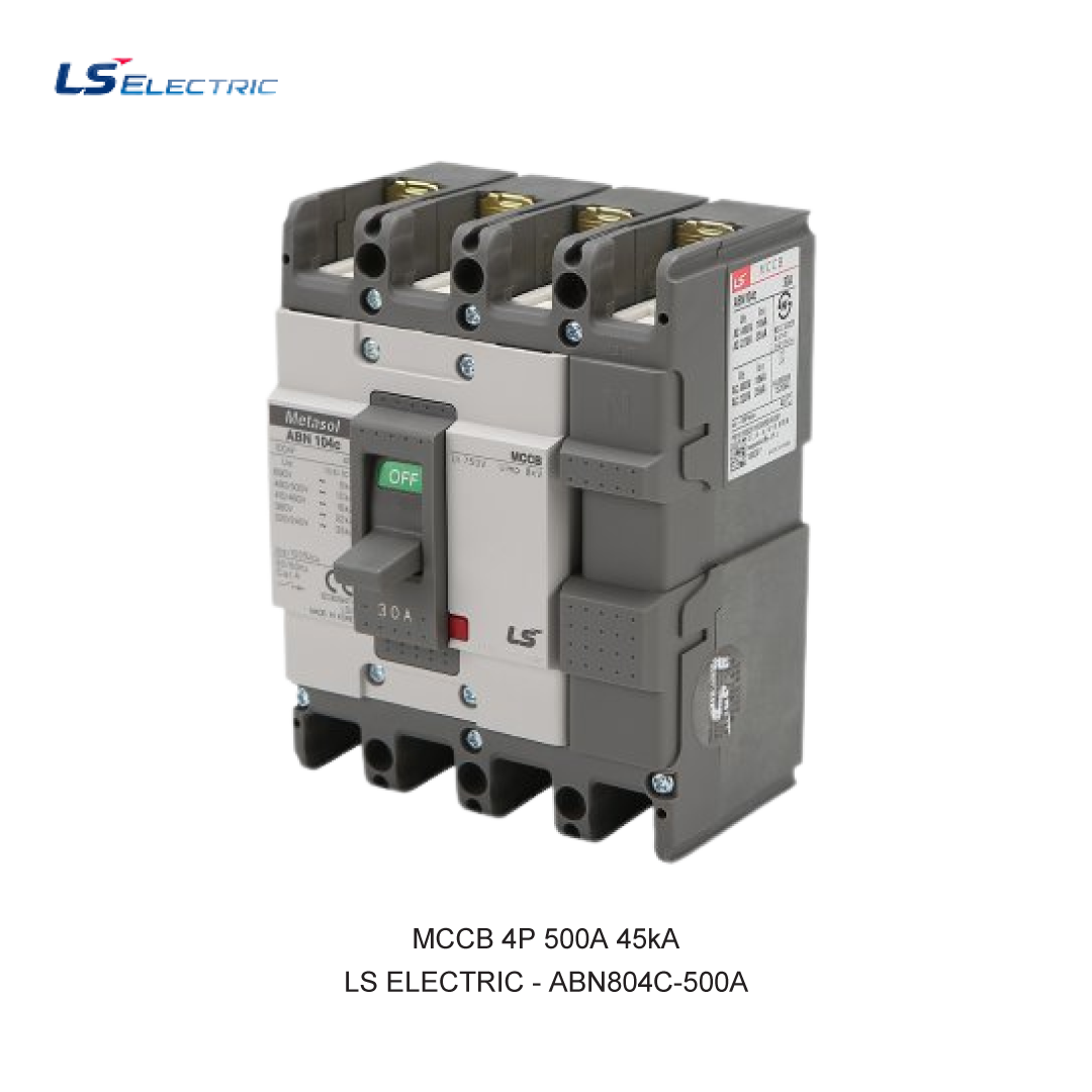 MCCB 4P 500A 45kA