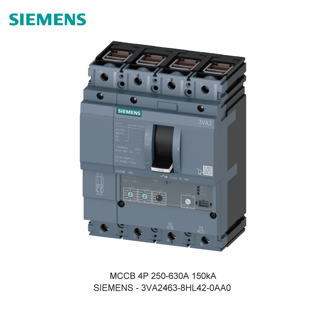 MCCB 4P 250-630A 150kA