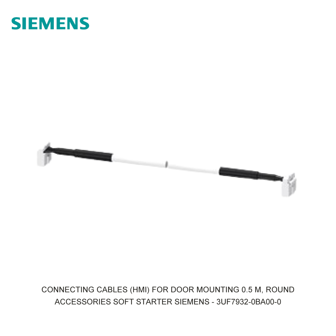 CONNECTING CABLES (HMI) FOR DOOR MOUNTING 0.5 M, ROUND
