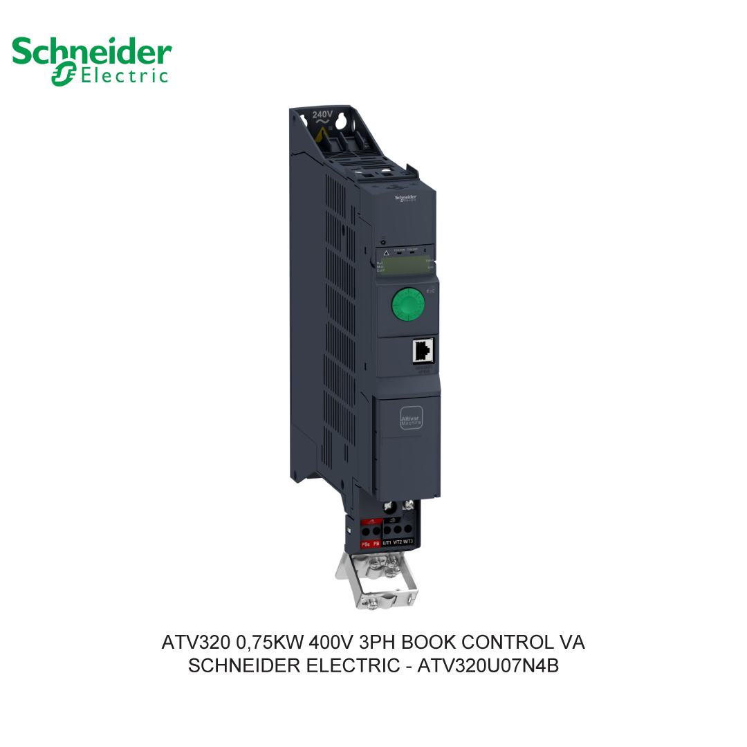 ATV320 0,75KW 400V 3PH BOOK CONTROL VA