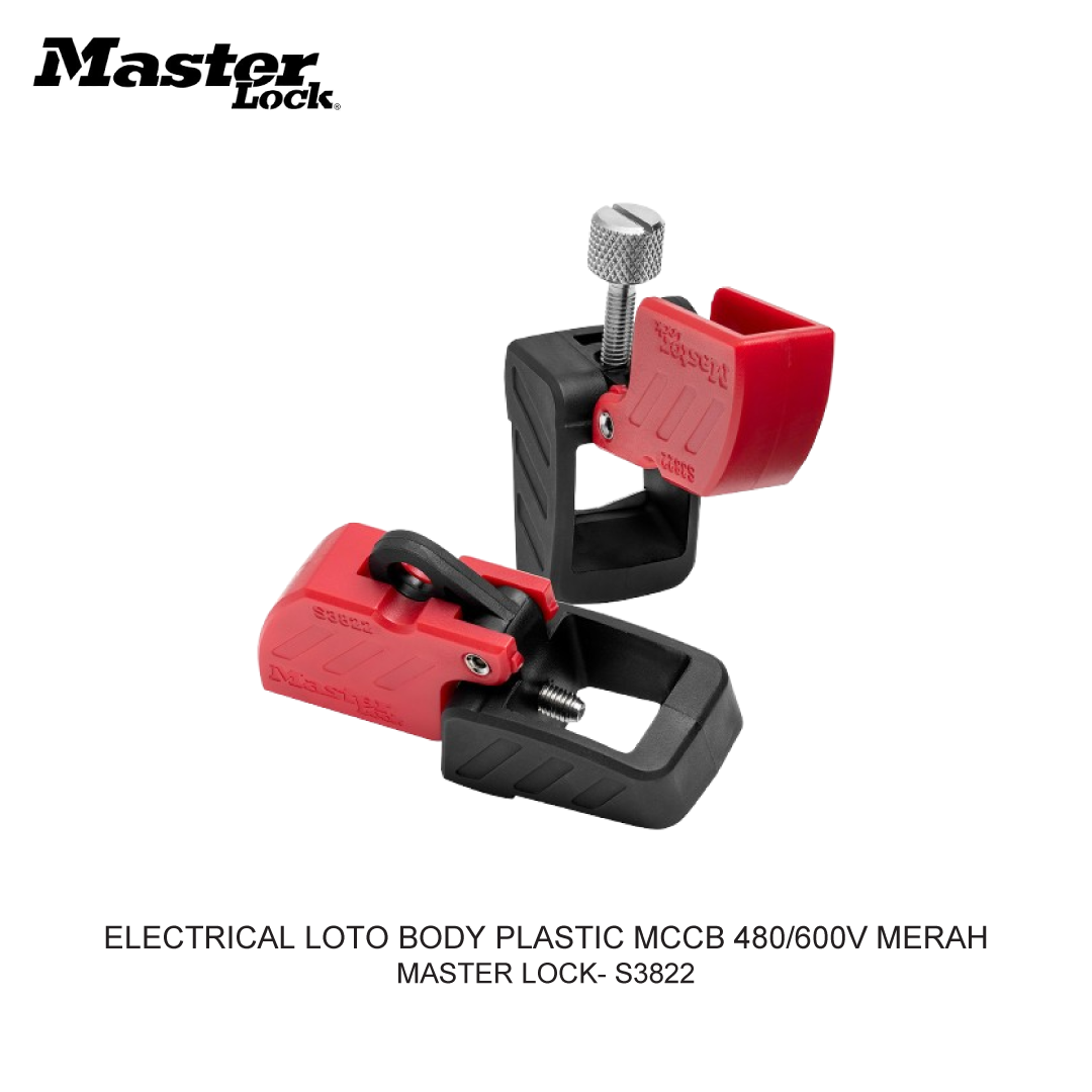 ELECTRICAL LOTO BODY PLASTIC MCCB 480/600V RED