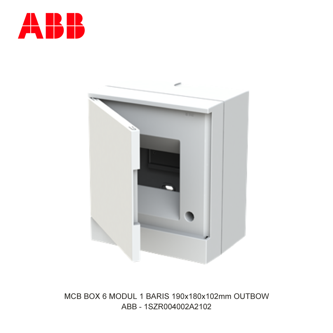 MCB BOX 6 MODUL 1 BARIS 190x180x102mm OUTBOW