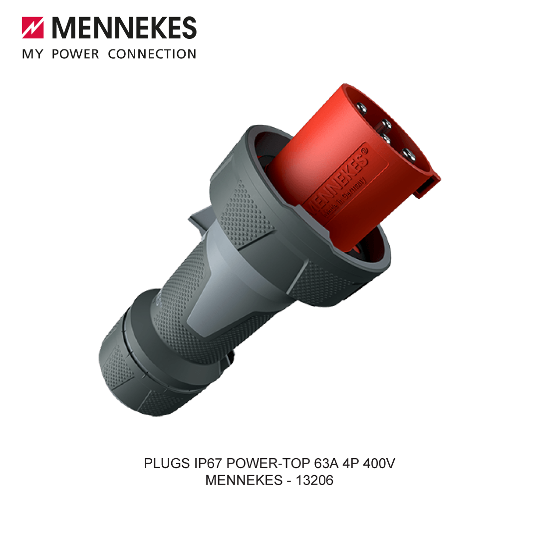 PLUGS IP67 POWER-TOP 63A 4P 400V