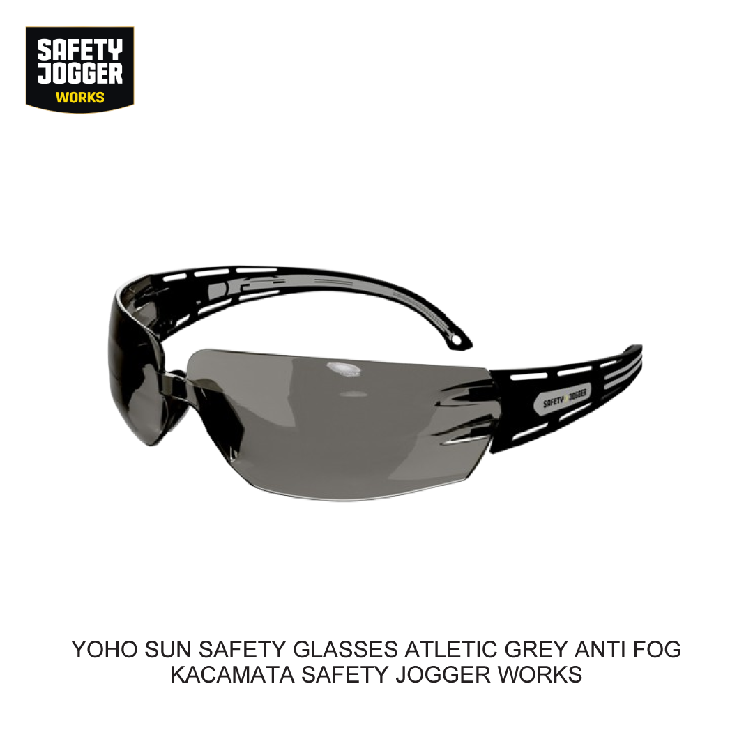 YOHO SUN SAFETY GLASSES ATLETIC GREY ANTI FOG