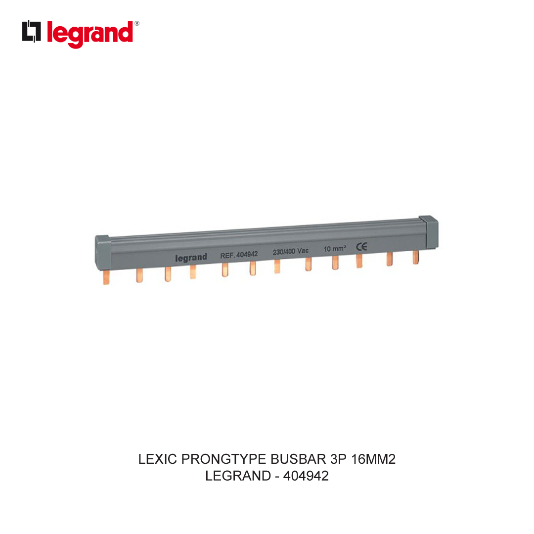 LEXIC PRONGTYPE BUSBAR 3P 16MM2