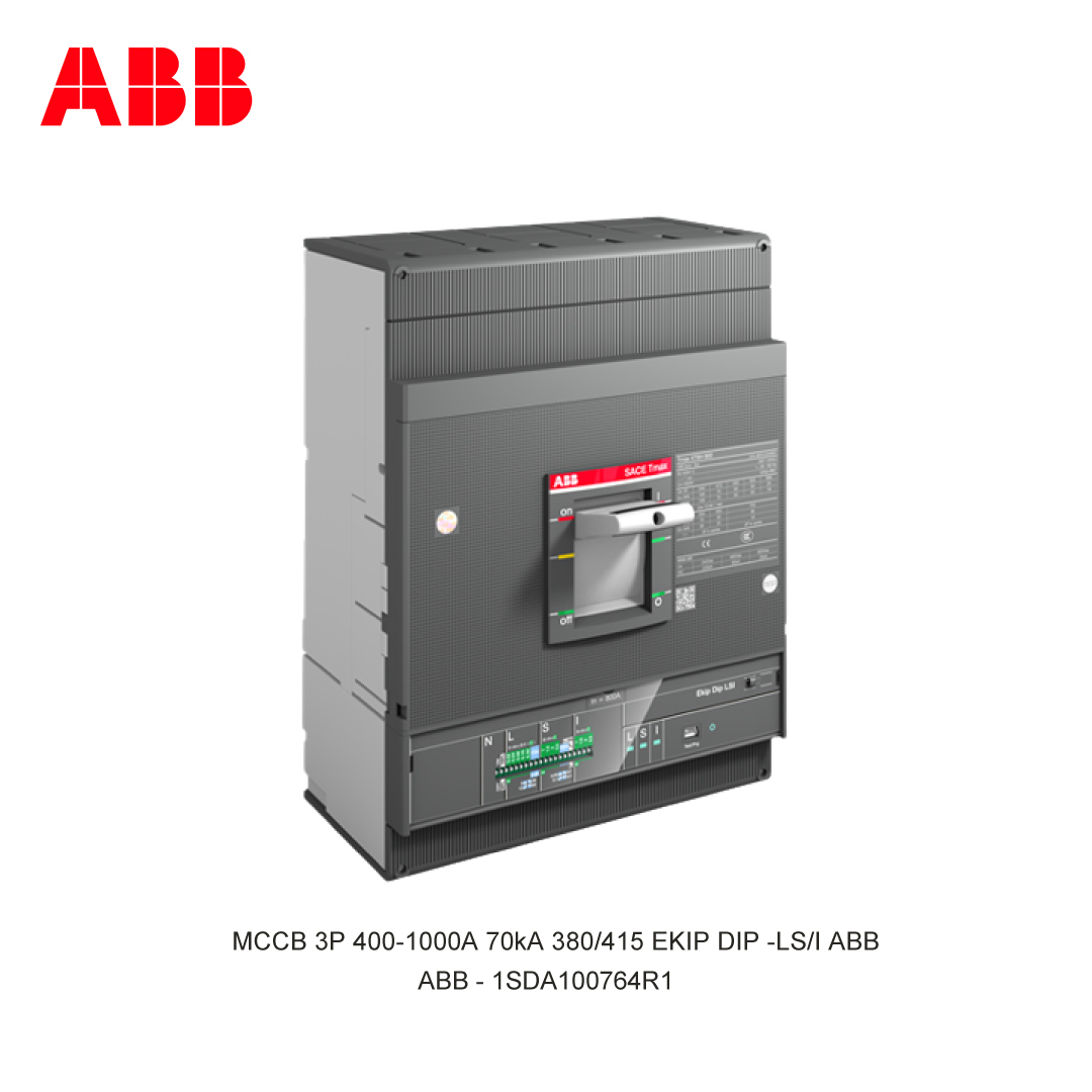 MCCB 3P 400-1000A 70kA 380/415 EKIP DIP -LS/I ABB