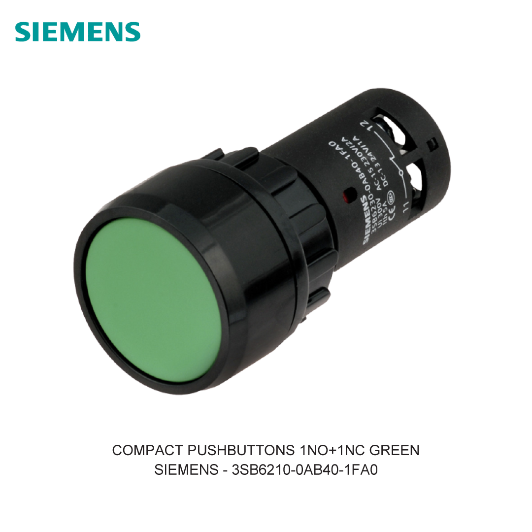 COMPACT PUSHBUTTONS 1NO+1NC