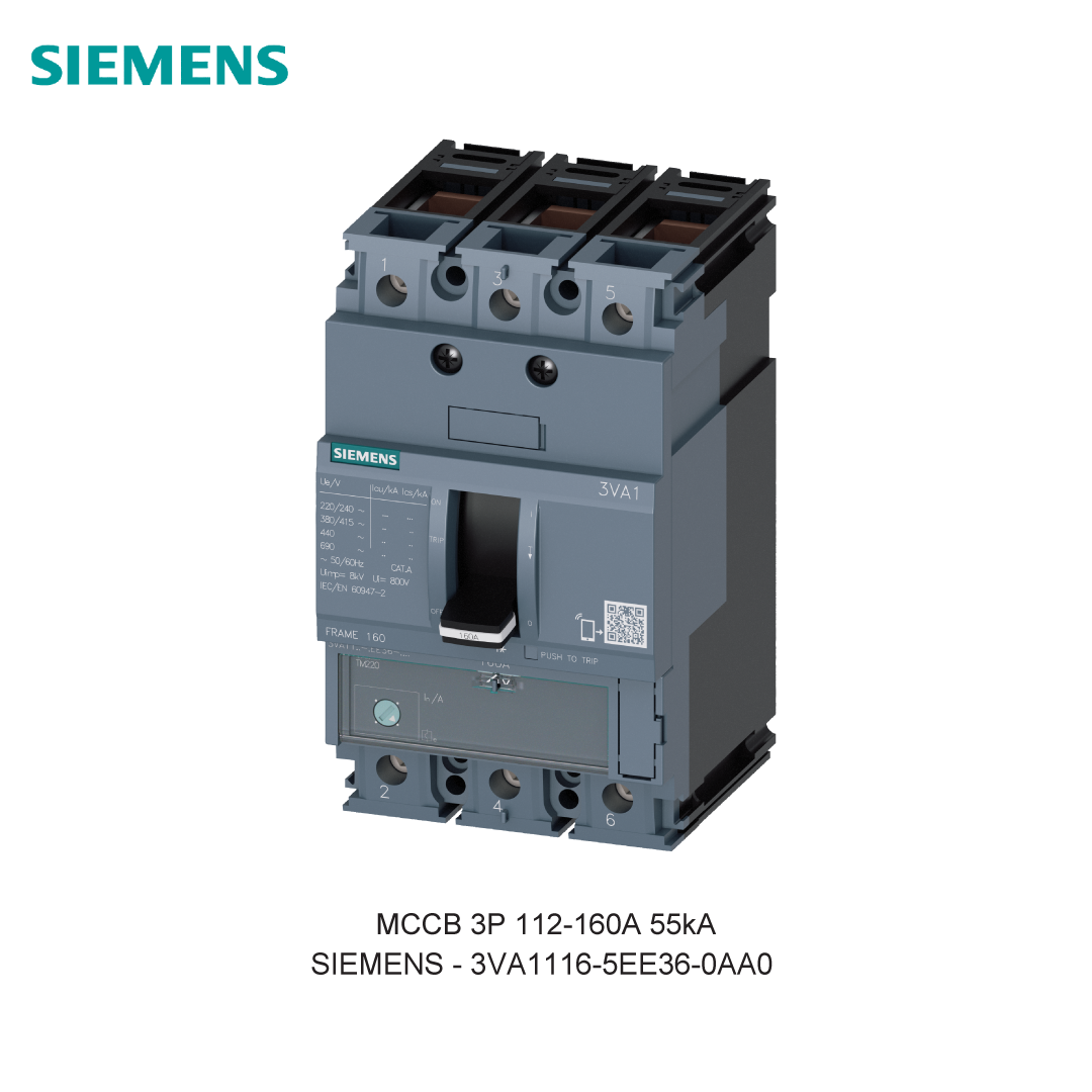 MCCB 3P 112-160A 55kA
