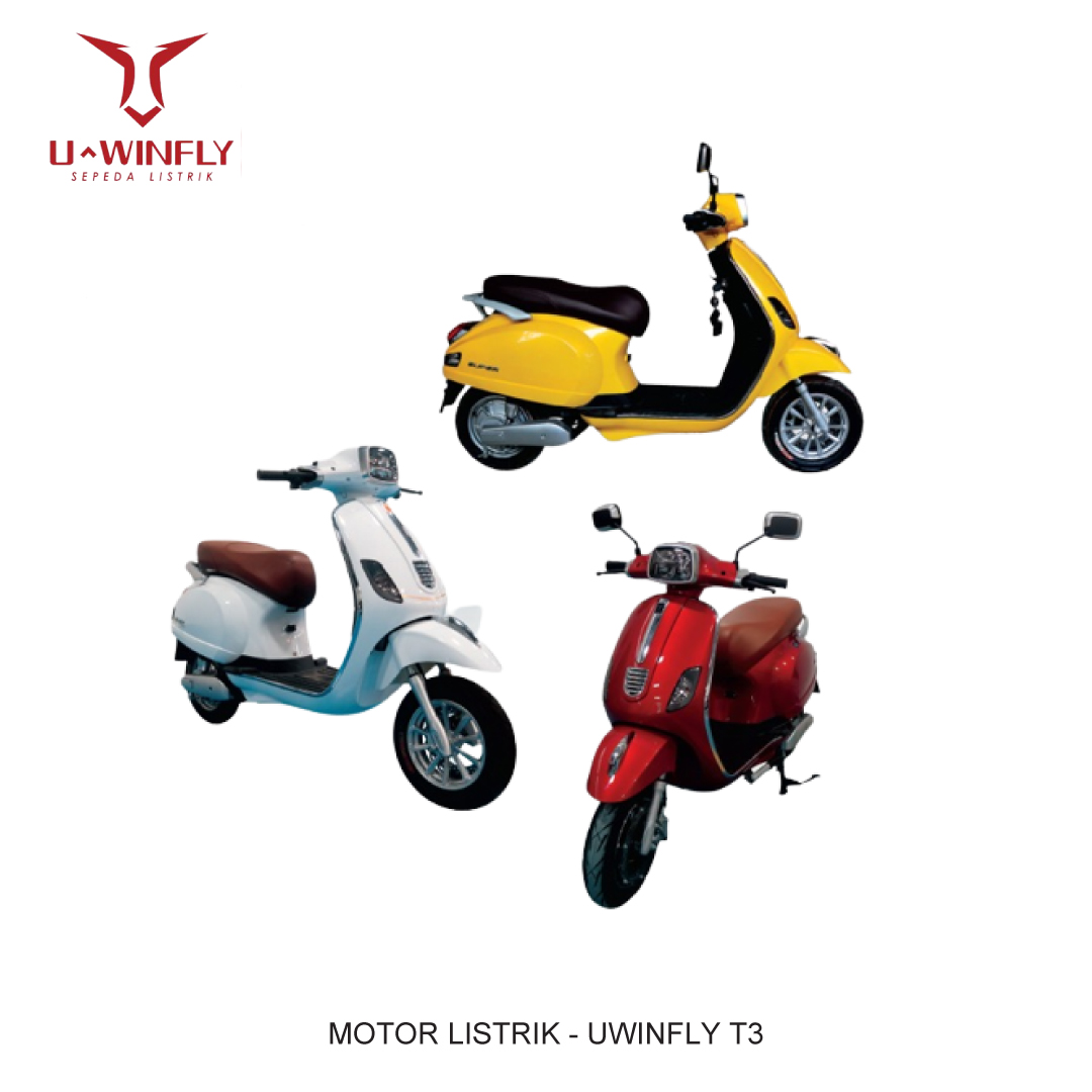 MOTOR LISTRIK T3 UWINFLY (HARGA ON THE ROAD DKI JAKARTA & BEKASI)