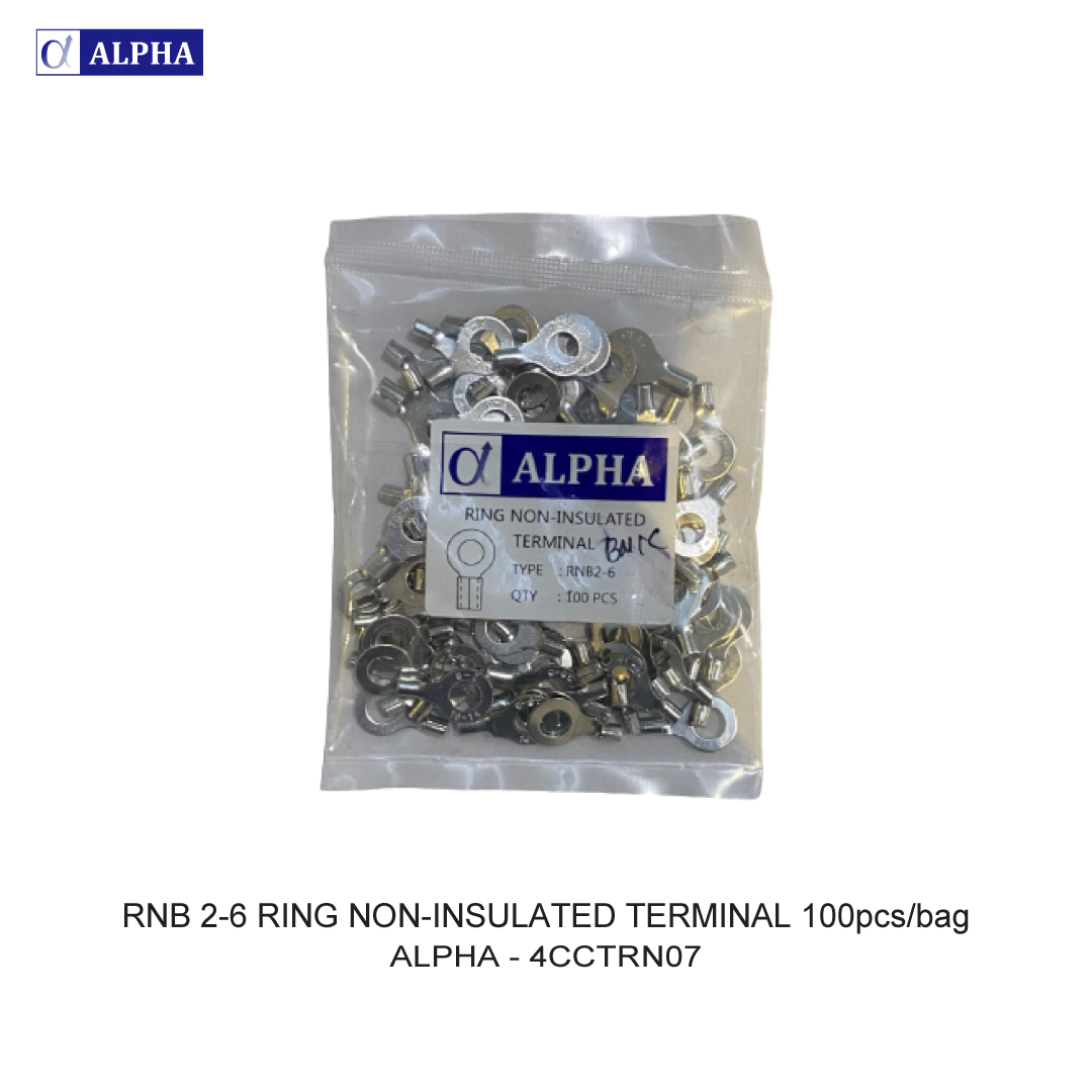 RNB 2-6 RING NON-INSULATED TERMINAL 100pcs/bag