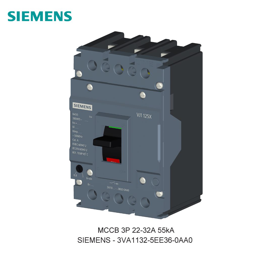 MCCB 3P 22-32A 55kA