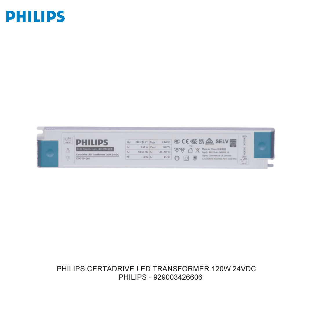 CERTADRIVE LED TRANSFORMER 120W 24VDC