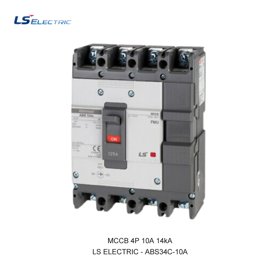MCCB 4P 10A 14kA
