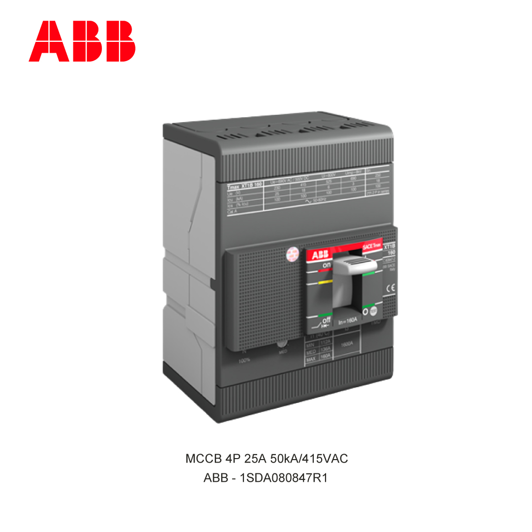 MCCB 4P 25A 50kA/415VAC