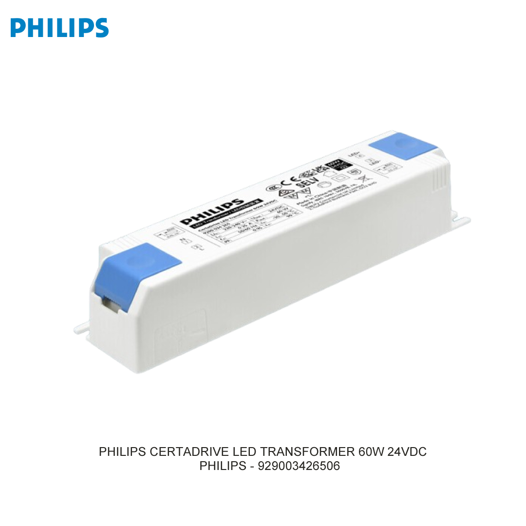 CERTADRIVE LED TRANSFORMER 60W 24VDC