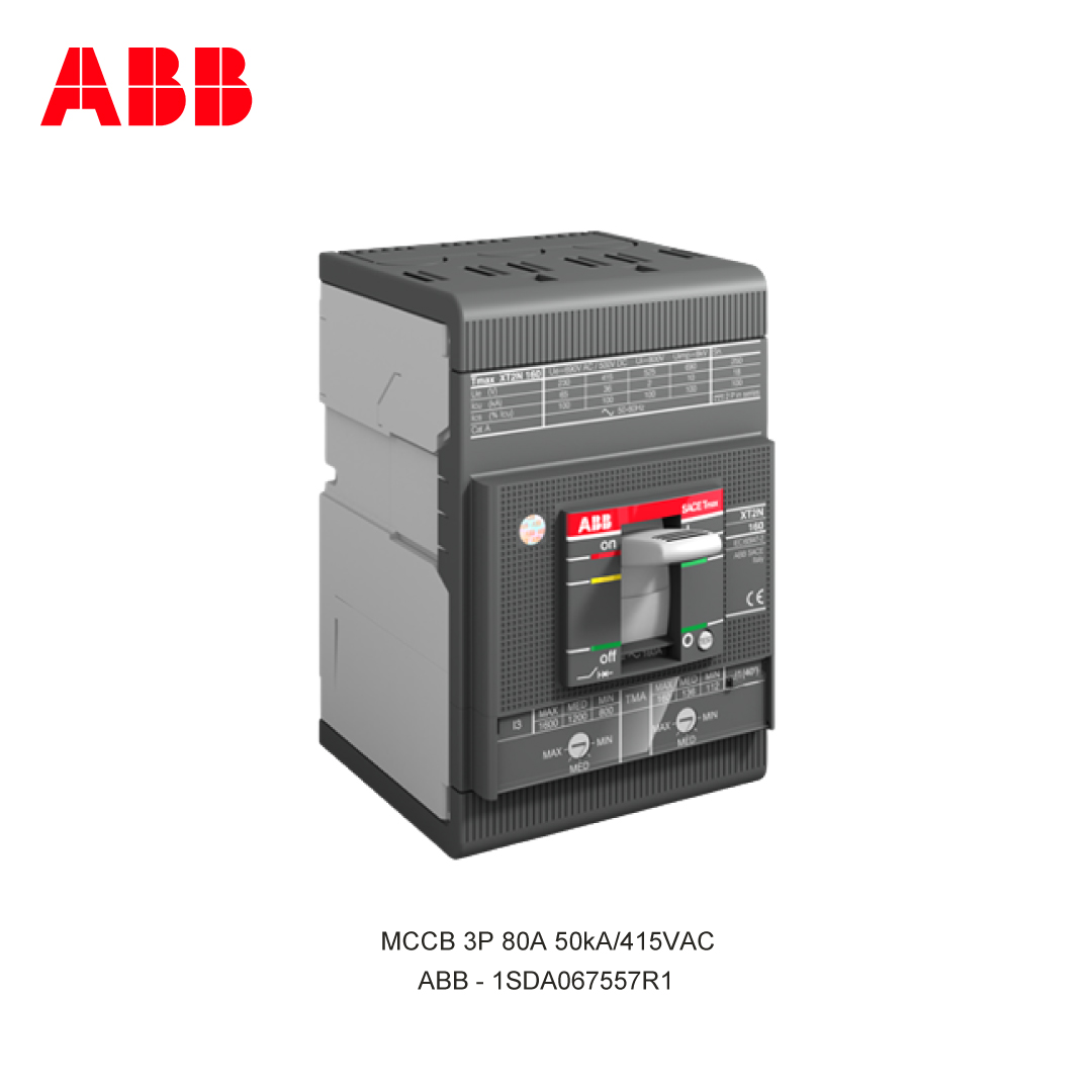 MCCB 3P 80A 50kA/415VAC
