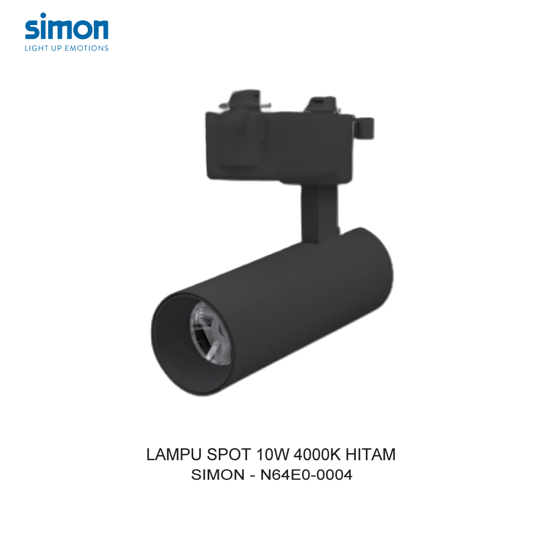 SIMON LED TRACKLIGHT 10W 4000K BLACK