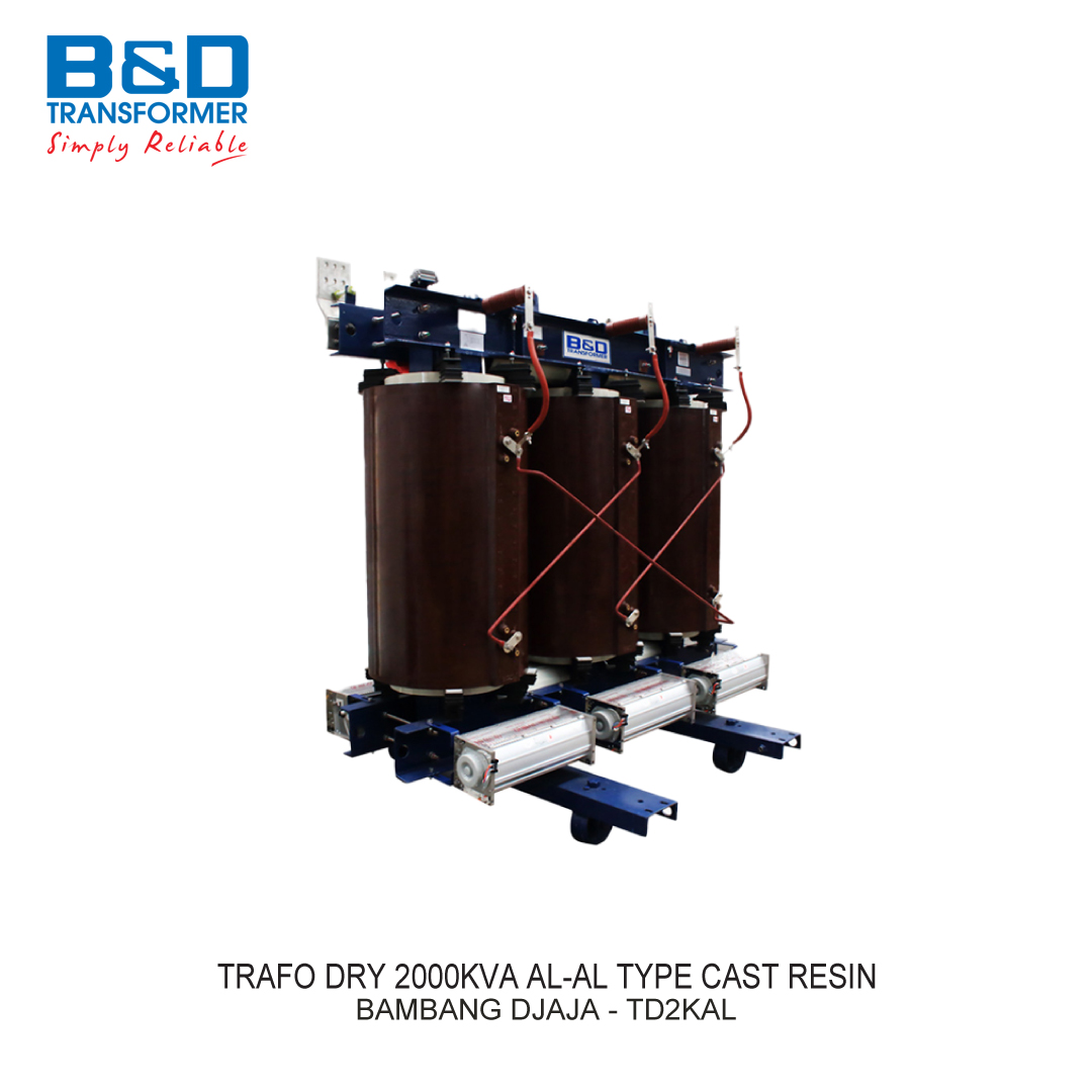 TRAFO DRY 2000KVA AL-AL TYPE CAST RESIN B&D