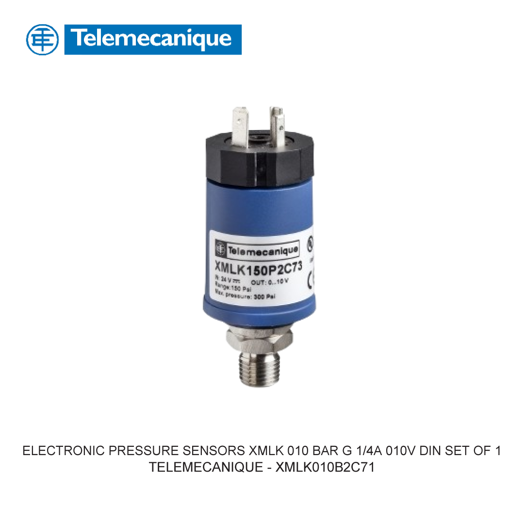 ELECTRONIC PRESSURE SENSORS XMLK 010 BAR G 1/4A 010V DIN SET OF 1