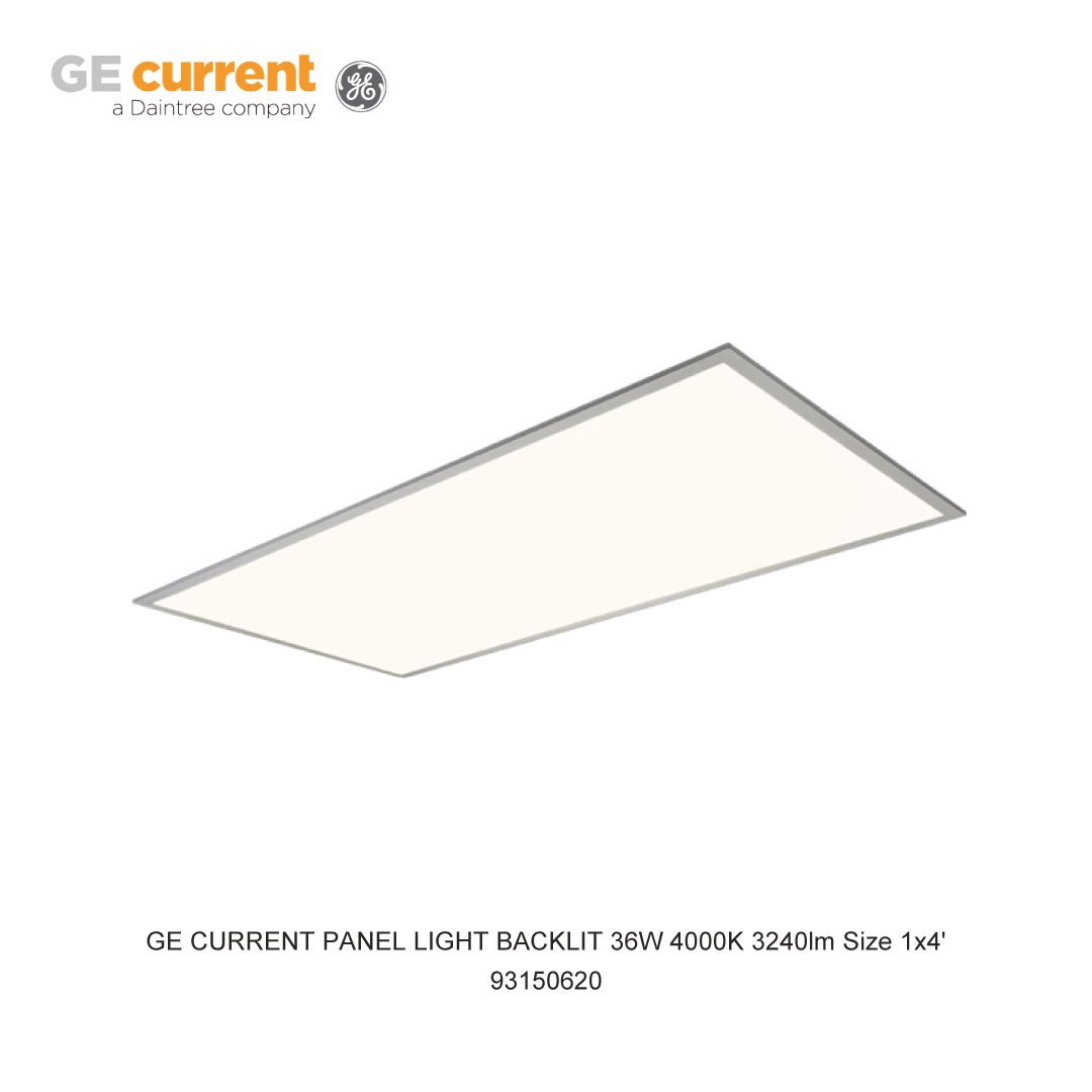 GE CURRENT PANEL LIGHT BACKLIT 36W 4000K 3240lm Size 1x4'