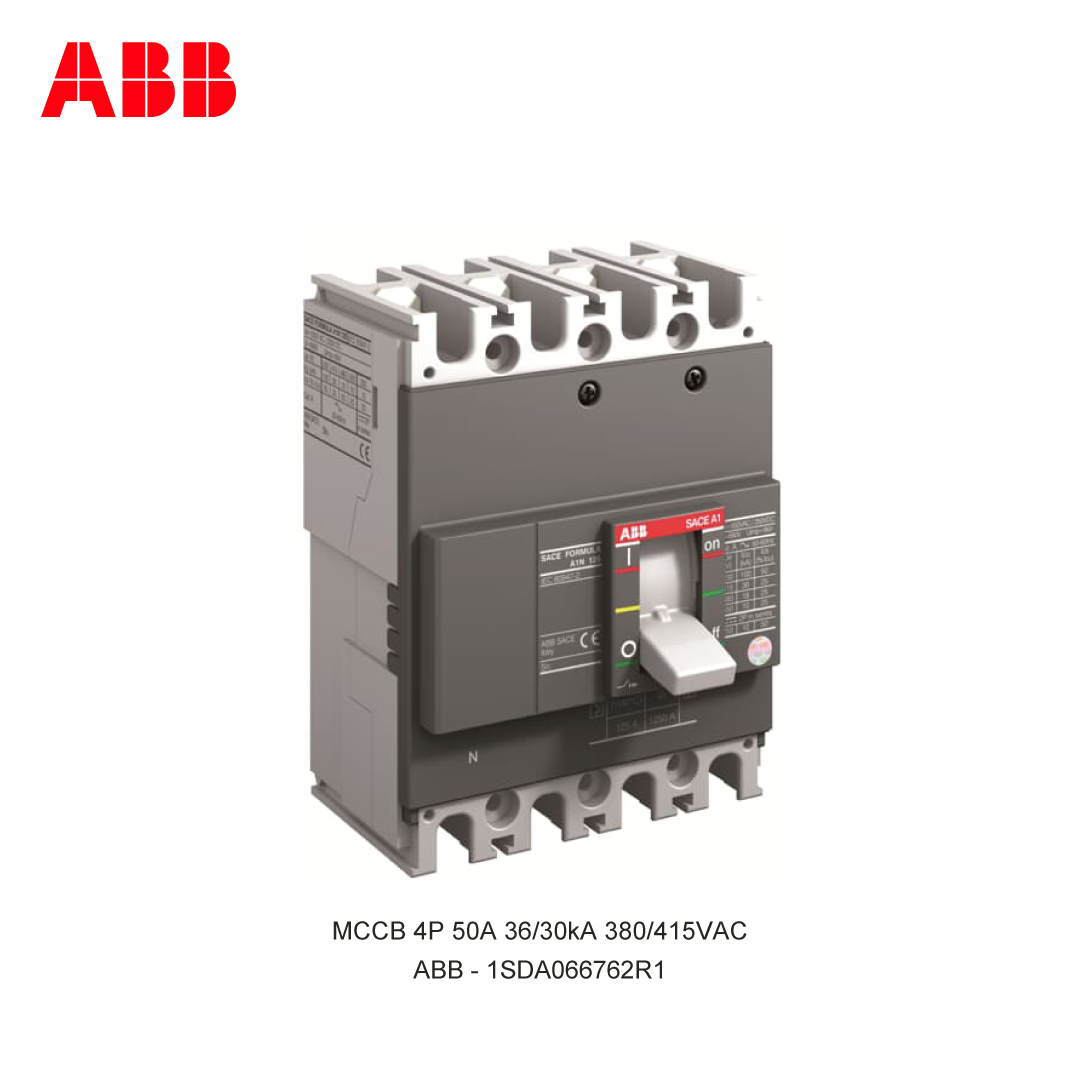 MCCB 4P 50A 36/30kA 380/415VAC