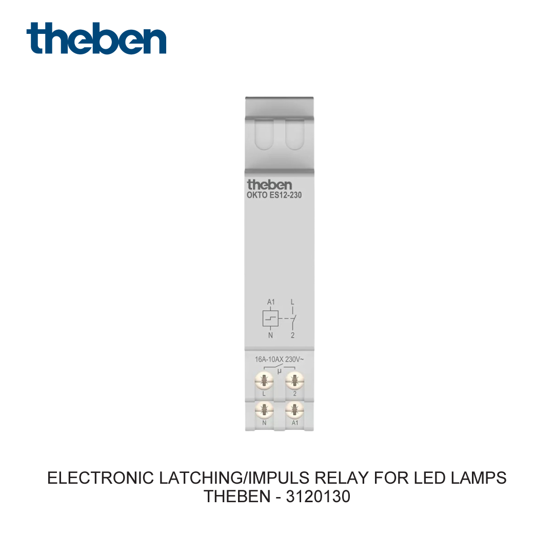 ELECTRONIC LATCHING/IMPULS RELAY FOR LED LAMPS
