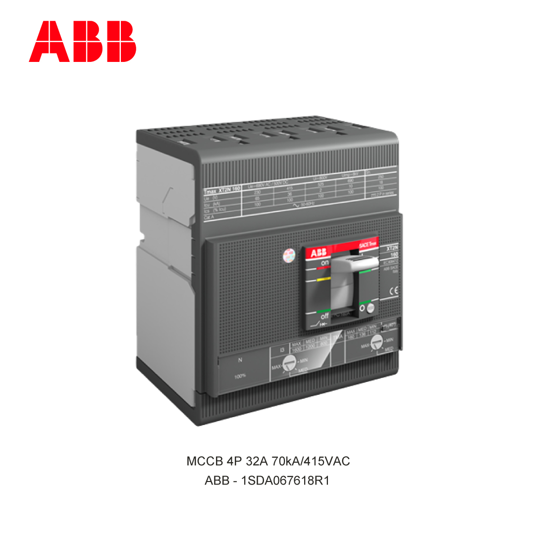 MCCB 4P 32A 70kA/415VAC