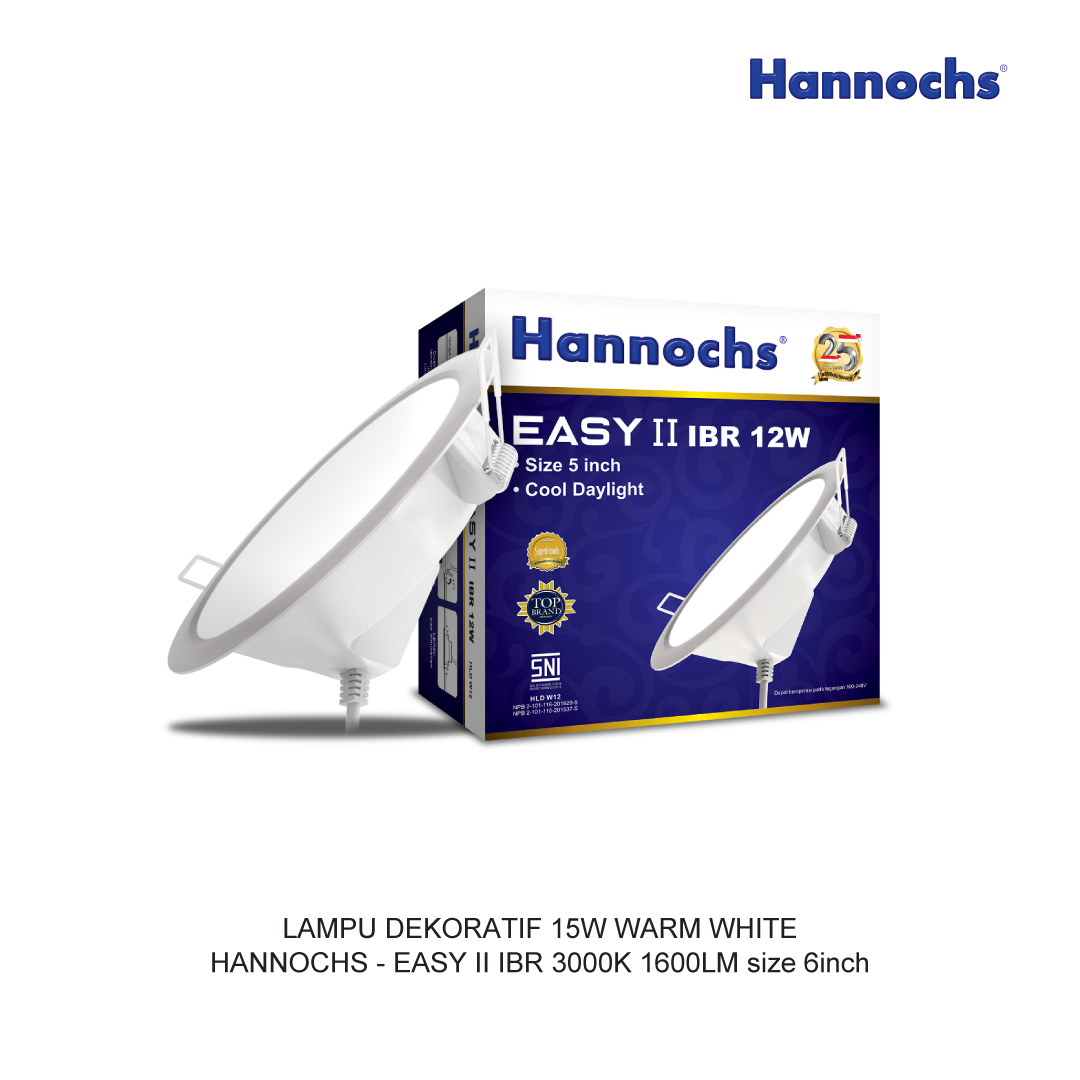 LAMPU DEKORATIF 15W WARM WHITE HANNOCHS
