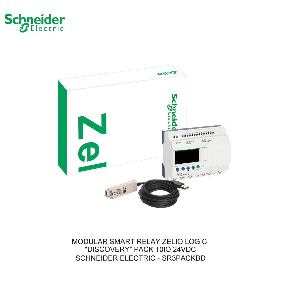 MODULAR SMART RELAY ZELIO LOGIC DISCOVERY PACK 10IO 24VDC