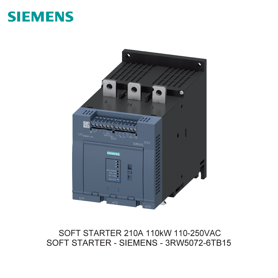SOFT STARTER 210A 110kW 110-250VAC