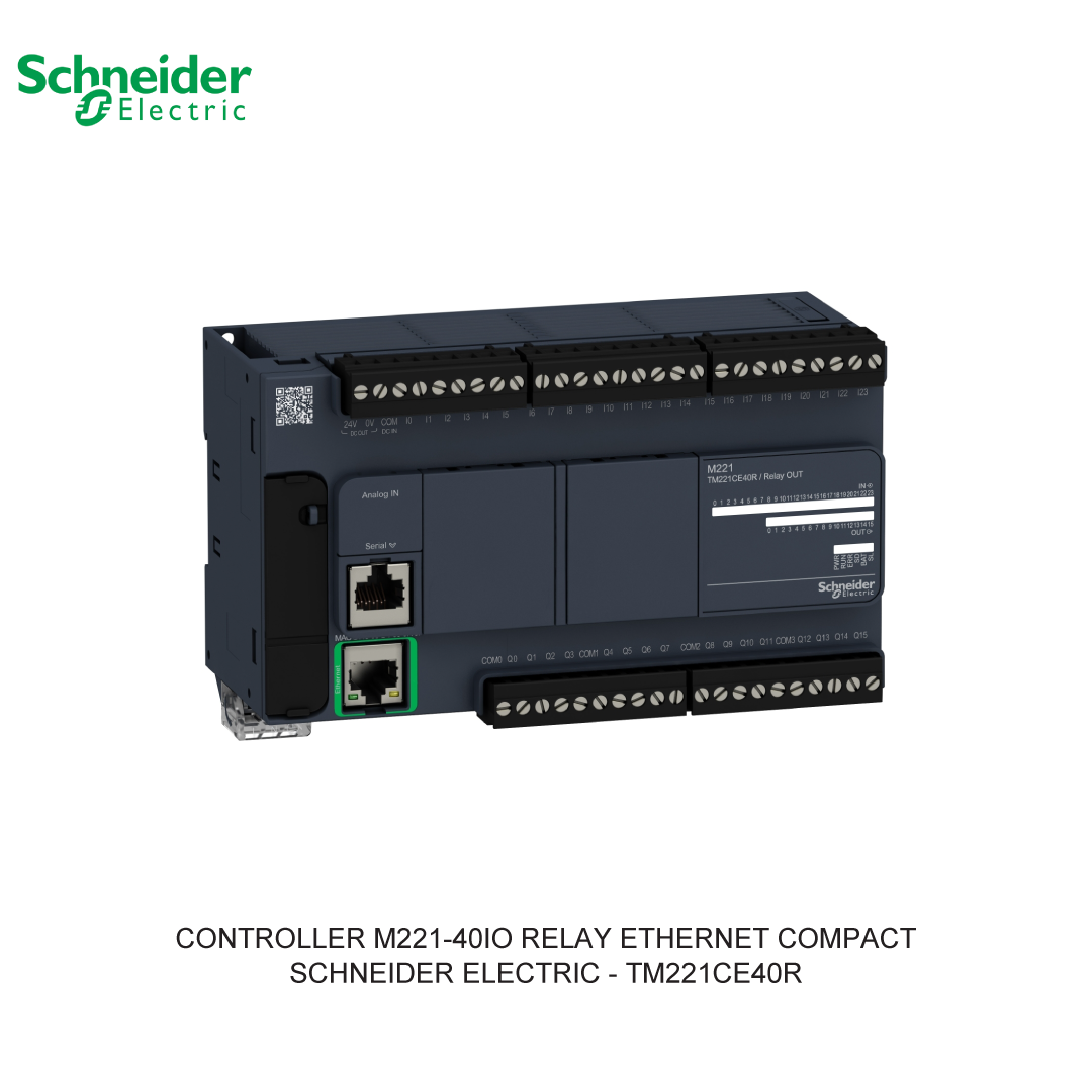 CONTROLLER M221-40IO RELAY ETHERNET COMPACT