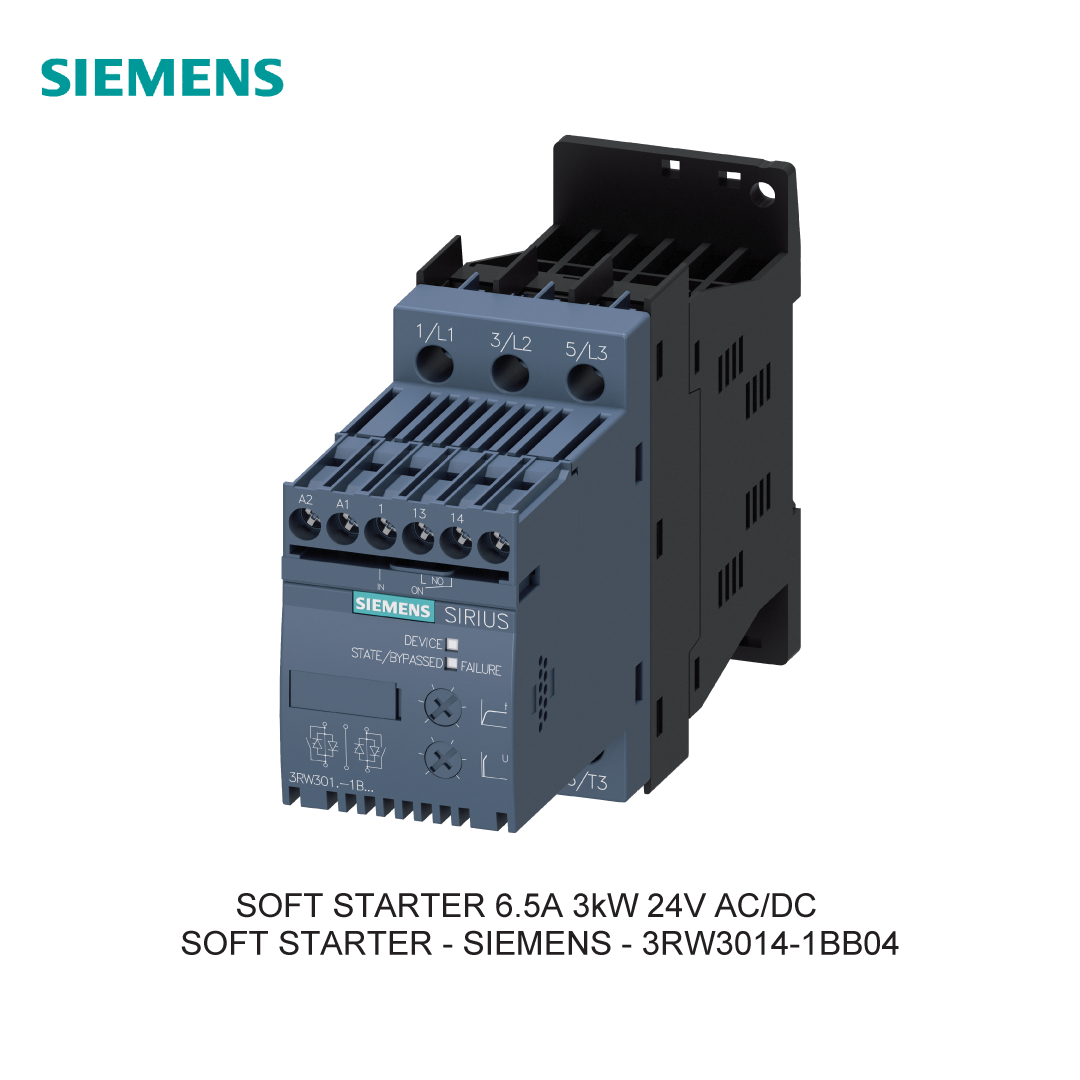 SOFT STARTER 6.5A 3kW 24V AC/DC