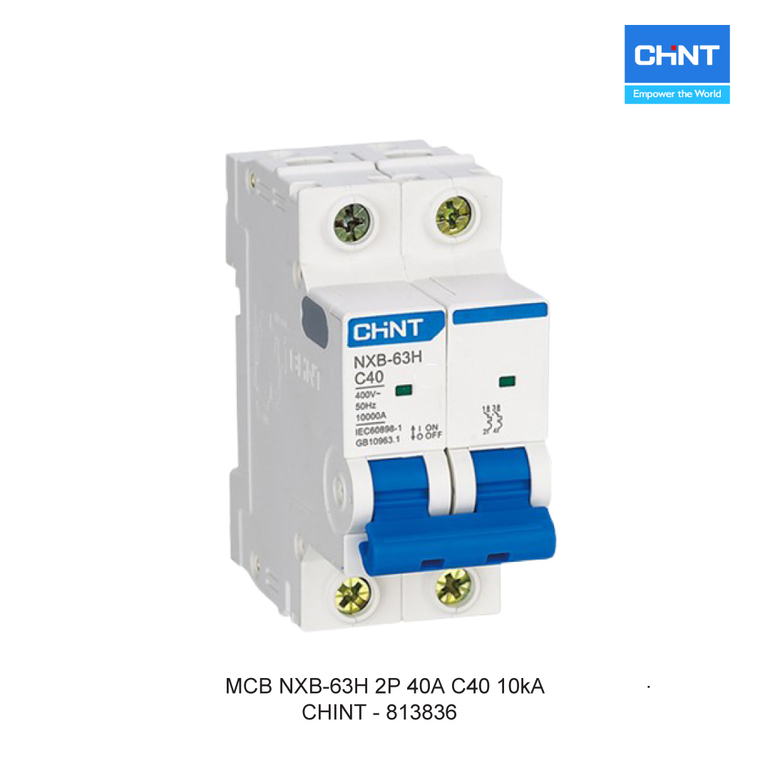 MCB NXB-63H 2P 40A C40 10kA