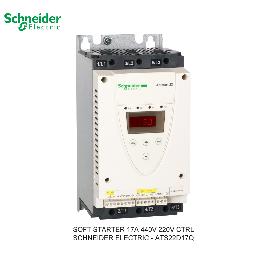 SOFT STARTER 17A 440V 220V CTRL