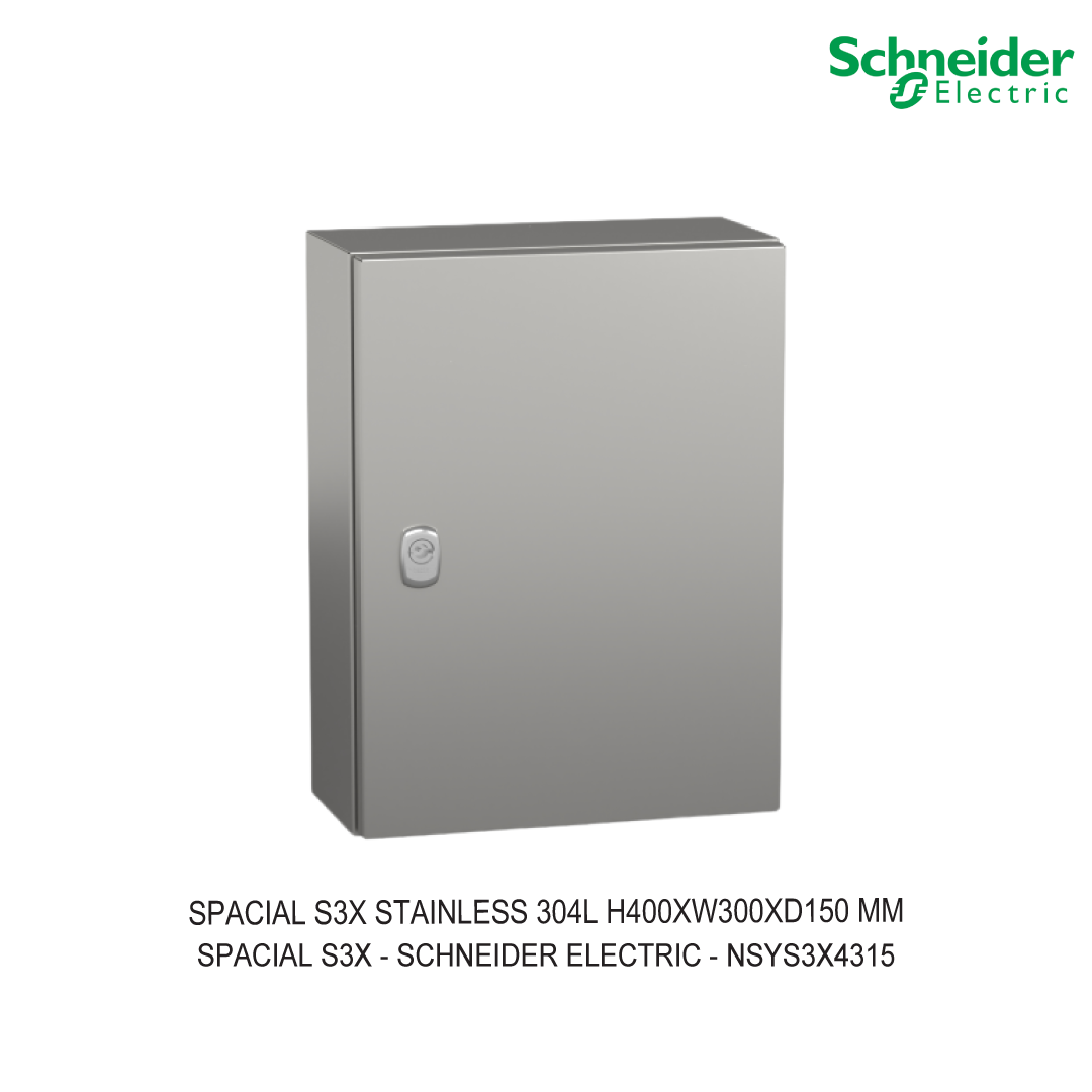 SPACIAL S3X STAINLESS 304L H400XW300XD150 MM