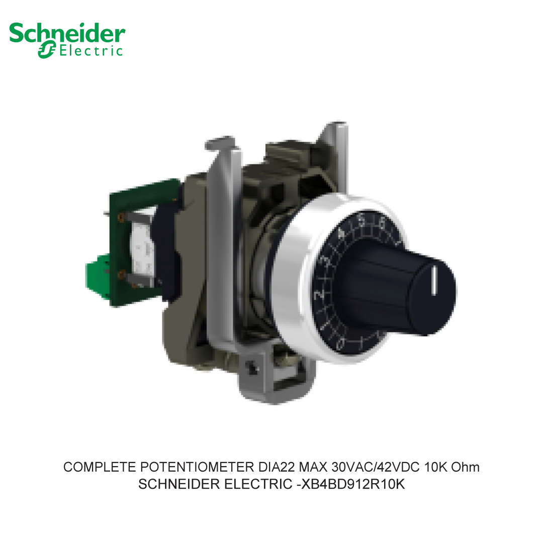 COMPLETE POTENTIOMETER DIA22 MAX 30VAC/42VDC 10K Ohm