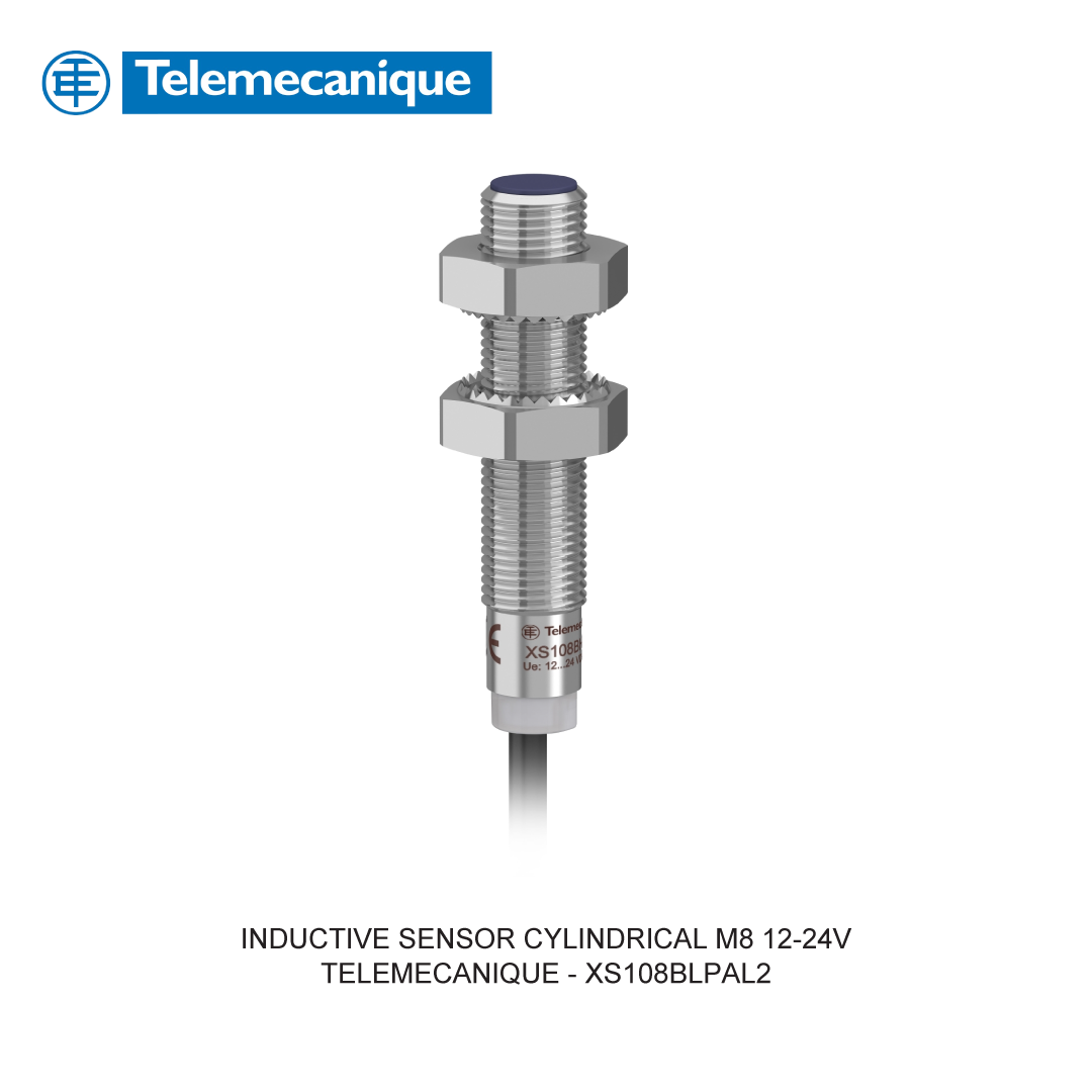 INDUCTIVE SENSOR CYLINDRICAL M8 12-24V