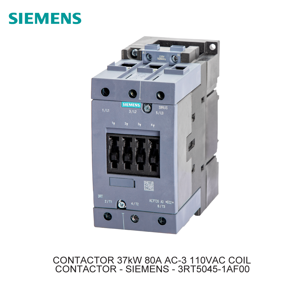 CONTACTOR 37kW 80A AC-3 110VAC COIL