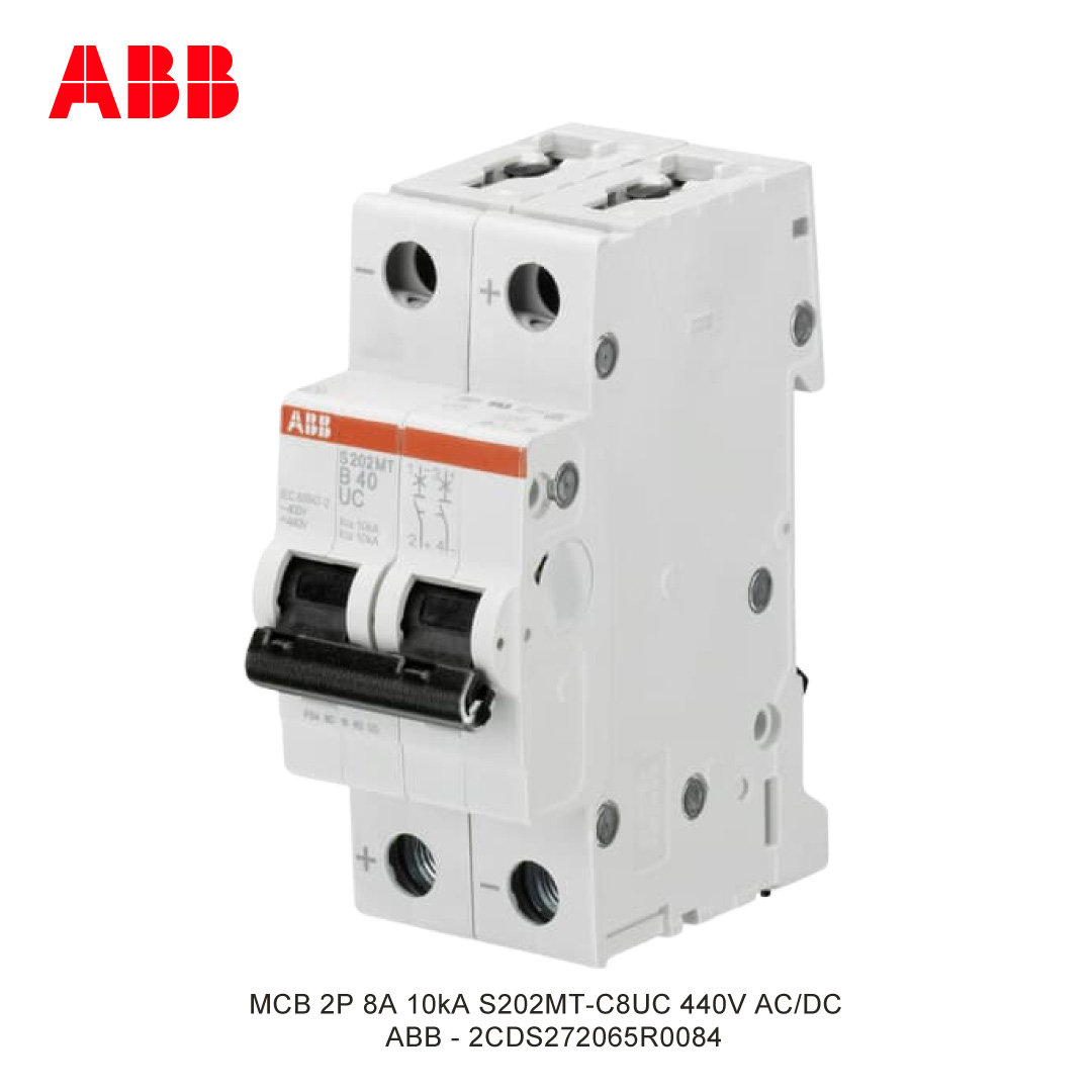 MCB 2P 8A 10kA CURVA C