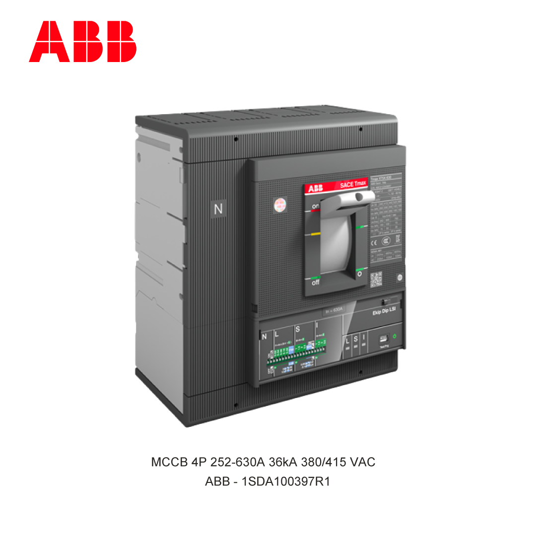 MCCB 4P 252-630A 36kA 380/415 VAC