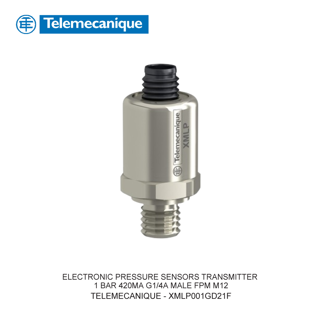 ELECTRONIC PRESSURE SENSORS TRANSMITTER 1 BAR 420MA G1/4A MALE FPM M12