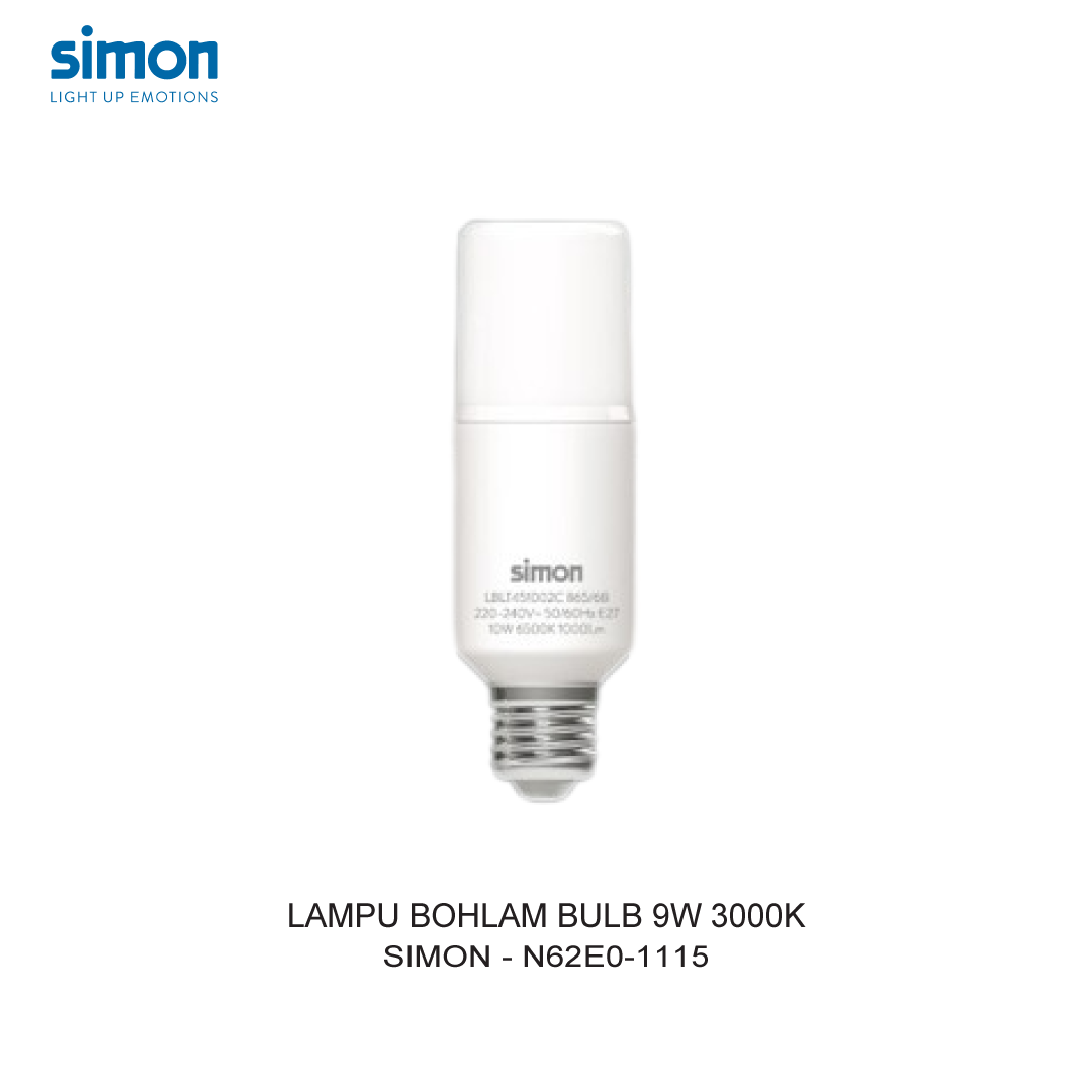 SIMON LAMPU BOHLAM BULB 9W 3000K