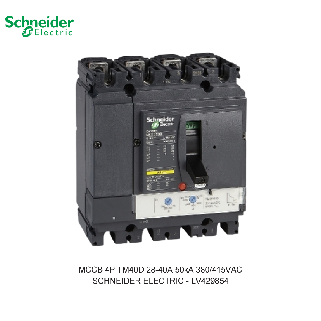 MCCB 4P TM40D 28-40A 50KA 380/415VAC