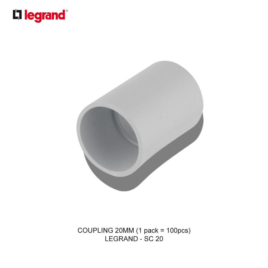 COUPLING 20MM (1 pack = 100pcs)