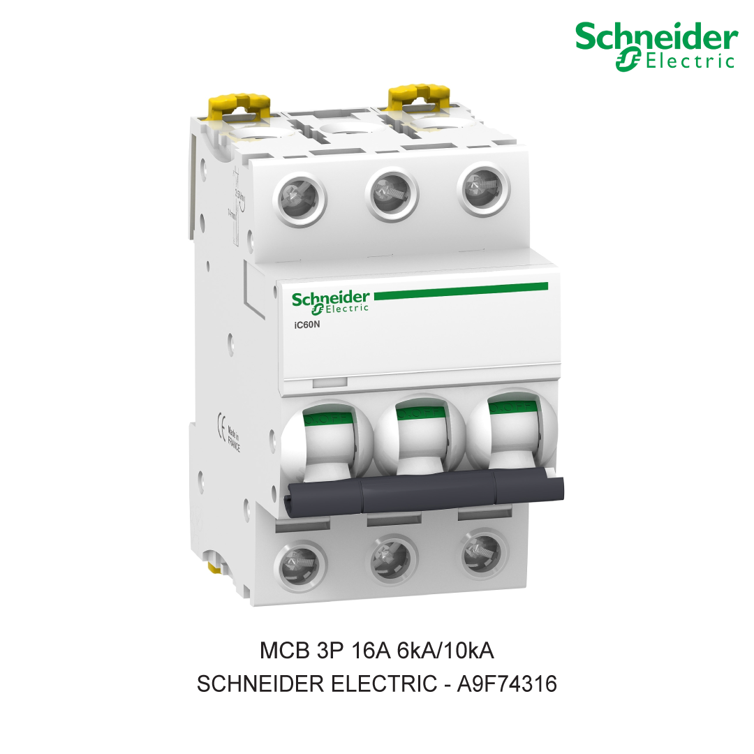 MCB 3P 16A 6kA/10kA CURVA C