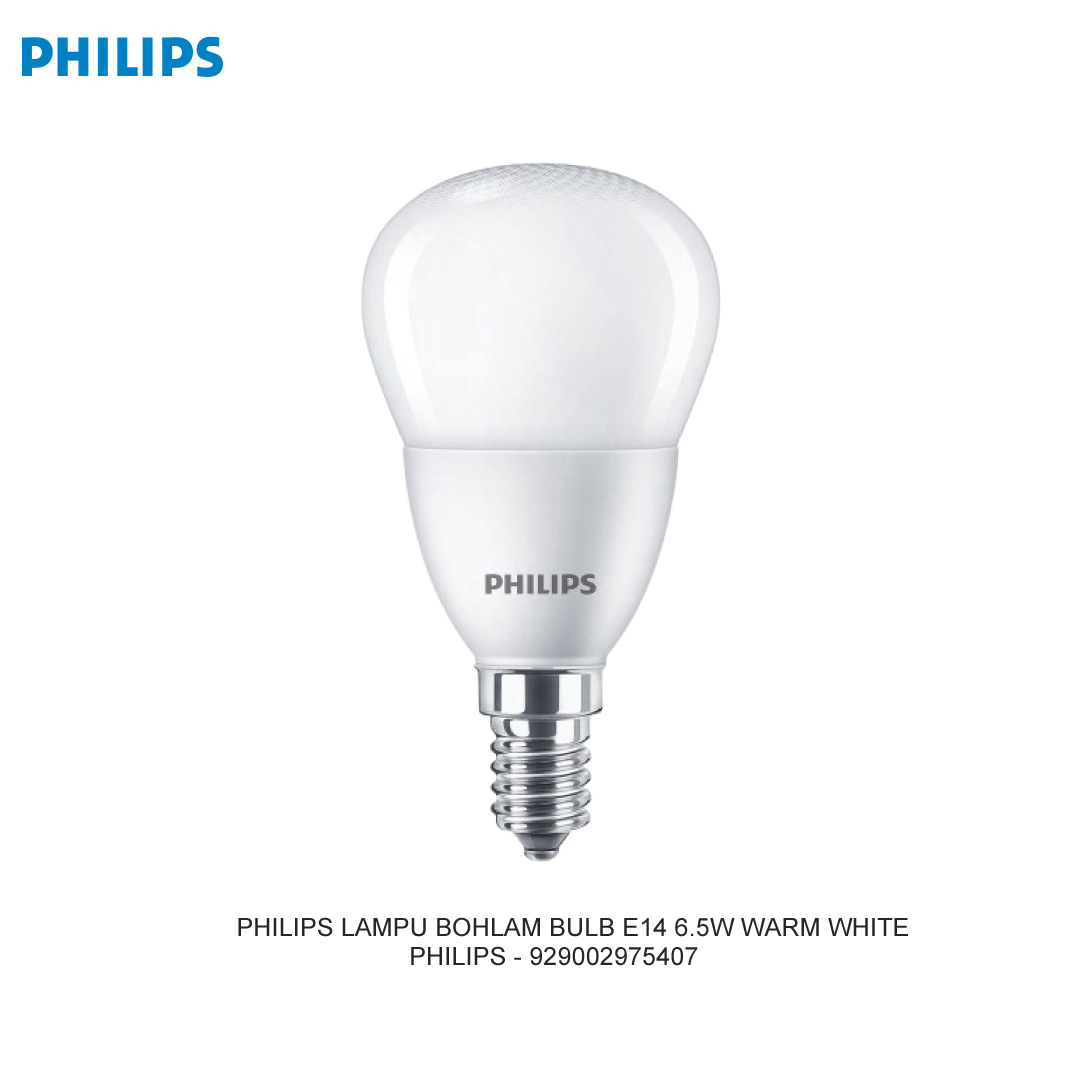 LED BULB 6.5W E14 WARM WHITE